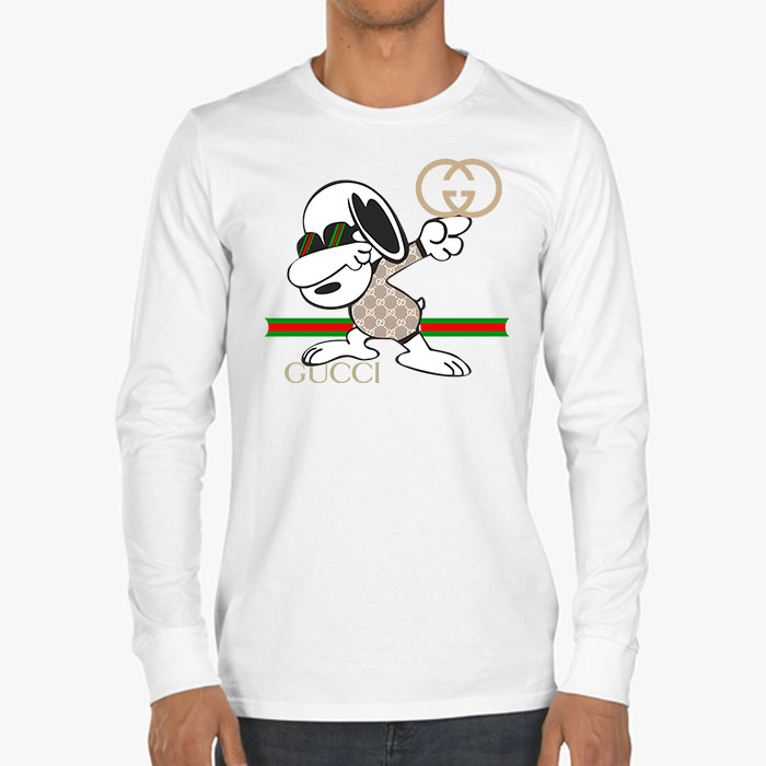 Gucci-Snoopy-Dabbing-Unisex-Kid-Long-Sleeve-Tee-TBL028-3