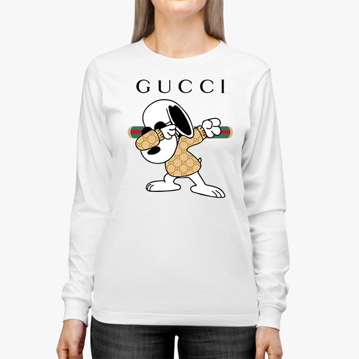 Gucci-Snoopy-Dabbing-Unisex-Kid-Long-Sleeve-Tee-TBL057-2