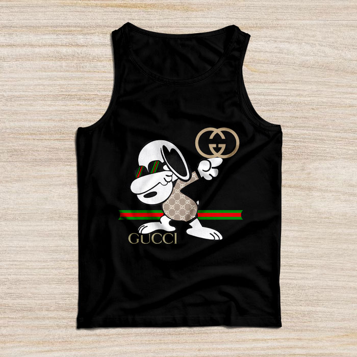Gucci-Snoopy-Dabbing-Unisex-Tank-Top-TB002 Gucci Snoopy Dabbing Unisex Tank Top TB002