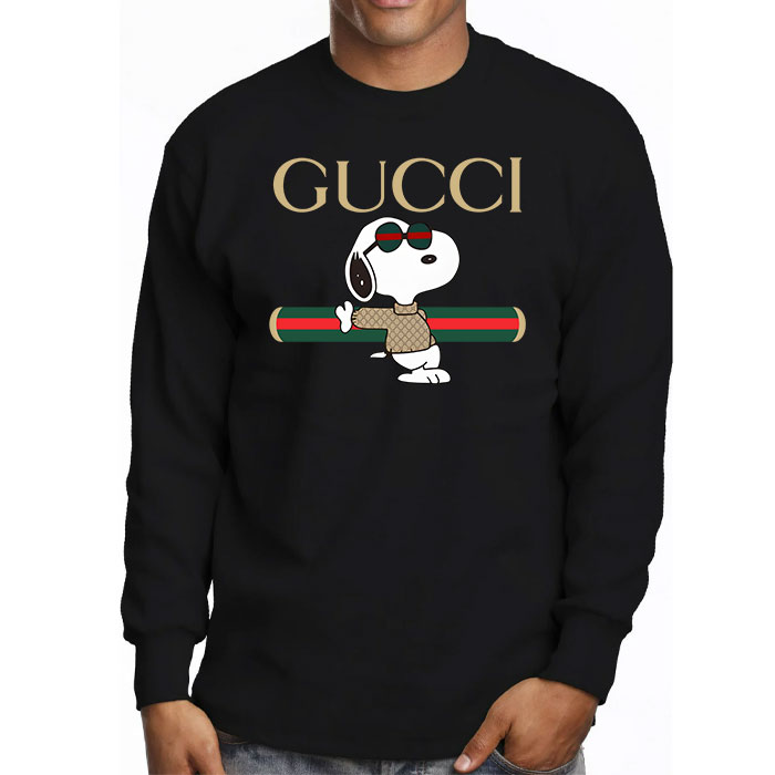Gucci-Snoopy-Unisex-Kid-Long-Sleeve-Tee-TBL058-3