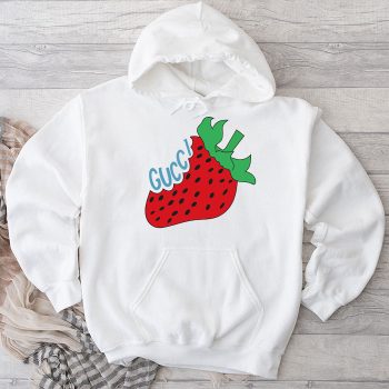 Gucci Strawberry Logo Unisex Pullover Hoodie NTB2255
