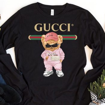Gucci Teddy Bear Girl Unisex & Kid Long Sleeve Tee LTB2321
