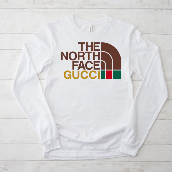 Gucci-The-North-Face-Unisex-Kid-Long-Sleeve-Tee-TBL077 Gucci The North Face Unisex & Kid Long Sleeve Tee TBL077