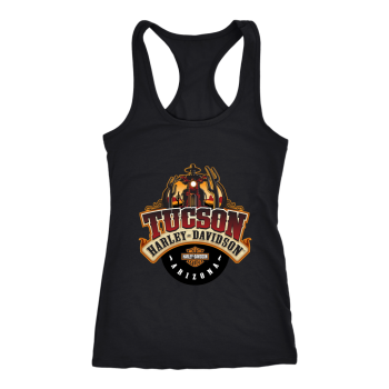 Harley Davidson Of Tucson Women Racerback Tank Top