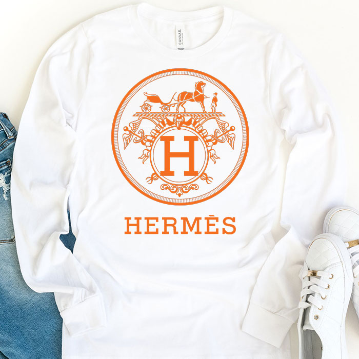 Hermes-Horse-Original-Logo-Kid-Tee-Unisex-Longsleeve-Tee-LTB2925-1