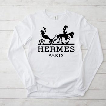 Hermes Paris Horse Logo Kid Tee Unisex Longsleeve Tee LTB2930