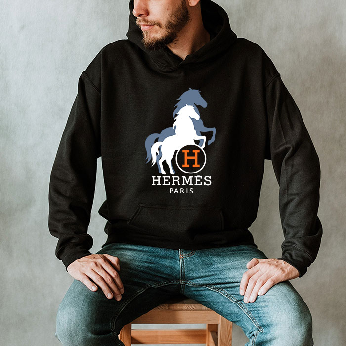 Hermes-Paris-Horse-Logo-Unisex-Pullover-Hoodie-HTB2118-2