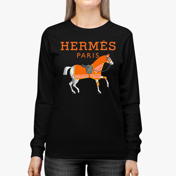 Hermes-Paris-Horse-Original-Logo-Kid-Tee-Unisex-Longsleeve-Tee-LTB2924-2