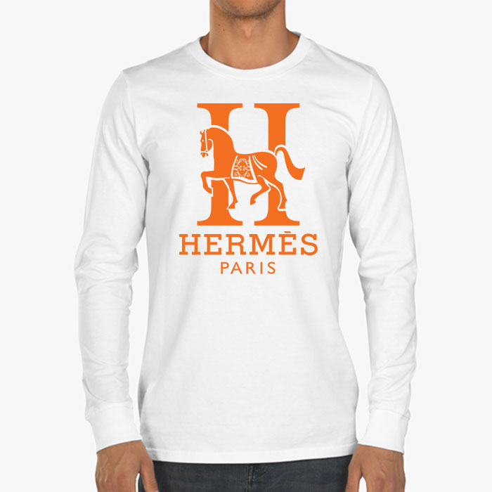 Hermes-Paris-Horse-Original-Logo-Kid-Tee-Unisex-Longsleeve-Tee-LTB2931-2