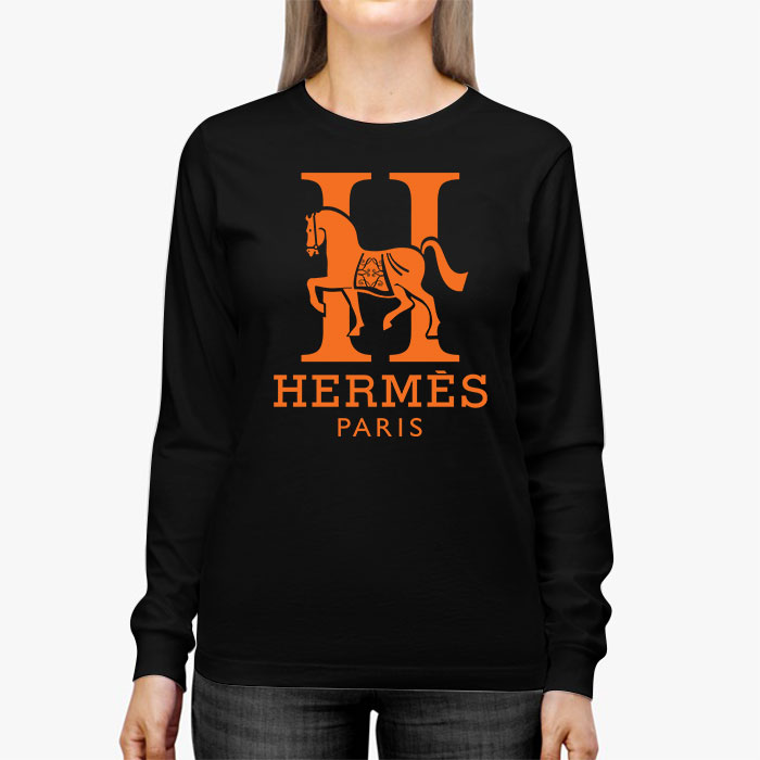 Hermes-Paris-Horse-Original-Logo-Kid-Tee-Unisex-Longsleeve-Tee-LTB2931-3
