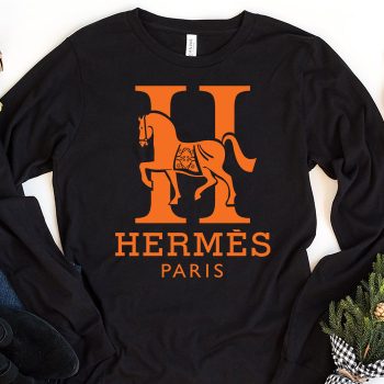 Hermes Paris Horse Original Logo Kid Tee Unisex Longsleeve Tee LTB2931
