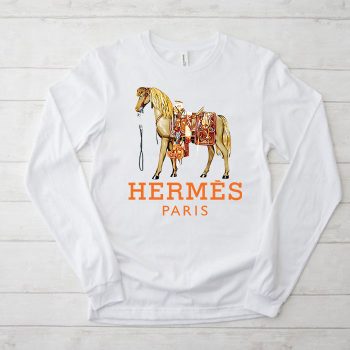 Hermes Paris Horse Original Logo Kid Tee Unisex Longsleeve Tee LTB2936