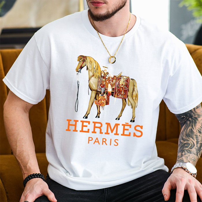 Hermes-Paris-Horse-Original-Logo-Unisex-T-Shirt-TTB2936-3