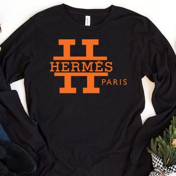 Hermes Paris Original Logo Kid Tee Unisex Longsleeve Tee LTB2932