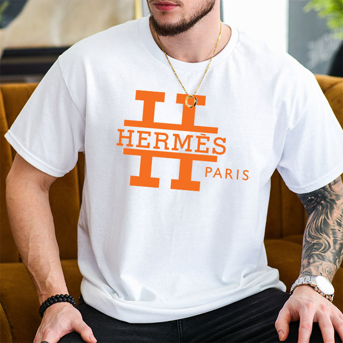 Hermes-Paris-Original-Logo-Unisex-T-Shirt-TTB2932-3