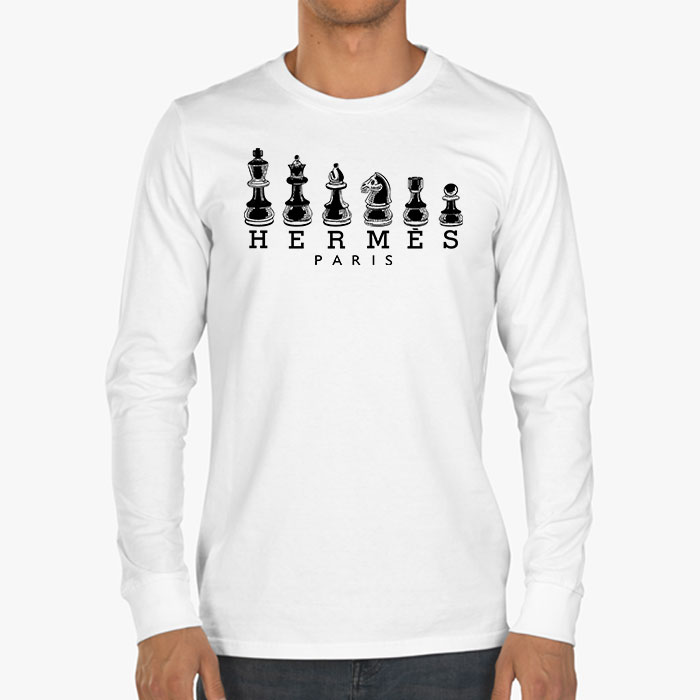 Hermes-Paris-Seahorses-Kid-Tee-Unisex-Longsleeve-Tee-LTB2927-3