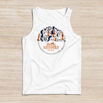 Hermes Paris Seahorses Logo Unisex Tank Top TTTB2935
