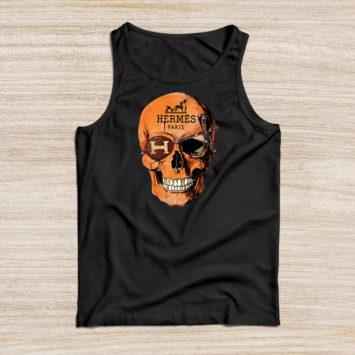 Hermes-Paris-Skul-Unisex-Tank-Top-TTTB2943 Hermes Paris Skul Unisex Tank Top TTTB2943
