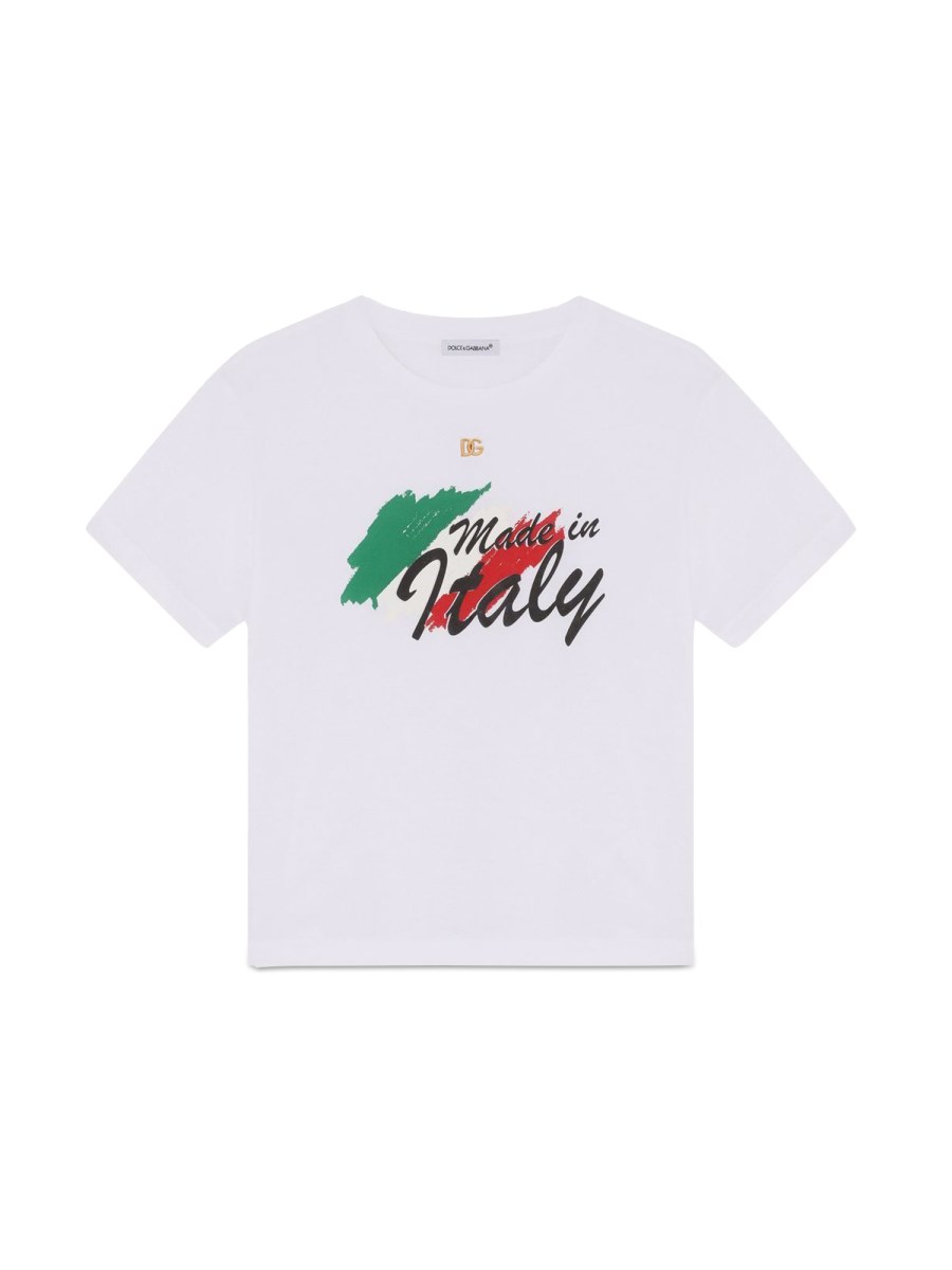 Italy-Printed-Dolce-Gabbana-Tee-Unisex-T-Shirt-FTS535 Italy Printed Dolce & Gabbana Tee Unisex T-Shirt FTS535
