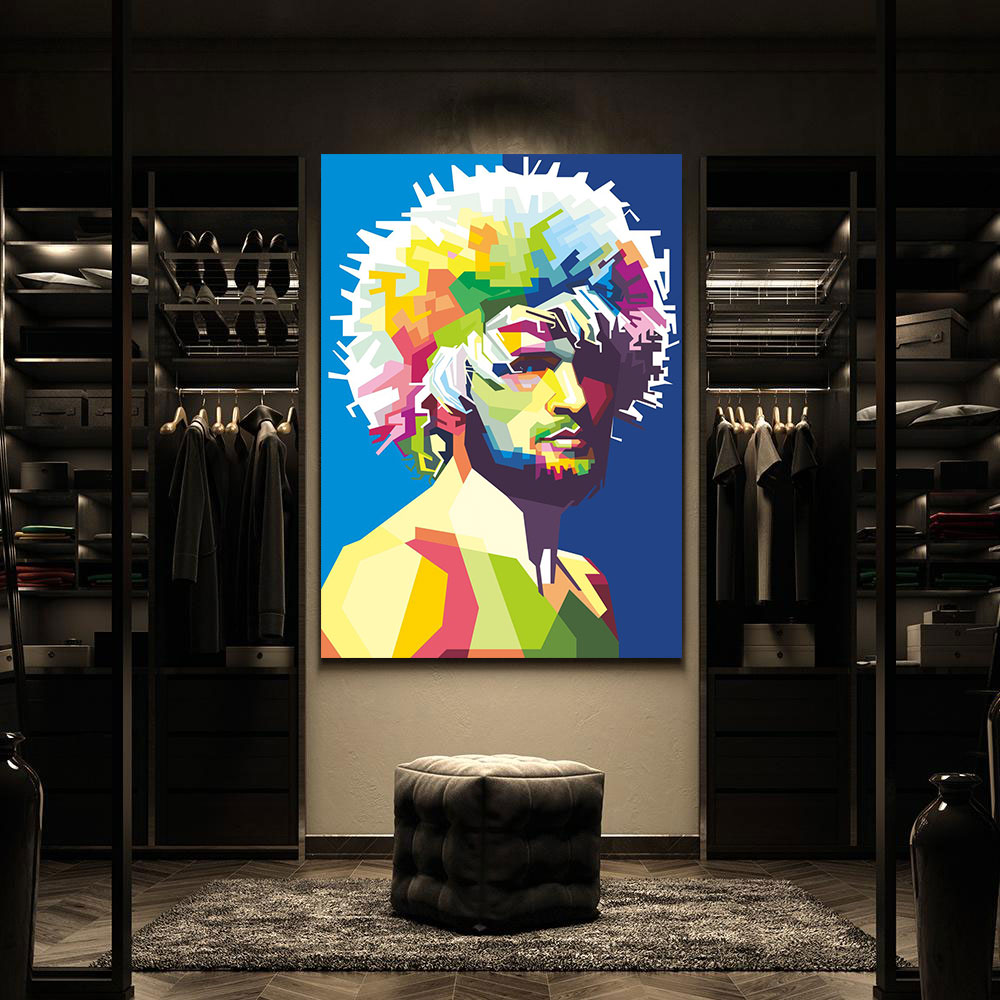 Khabib-In-Wpap-Canvas-Poster-Prints-Wall-Art-Decor-For-Fan-M9 Khabib In Wpap Canvas Poster Prints - Wall Art Decor For Fan M9