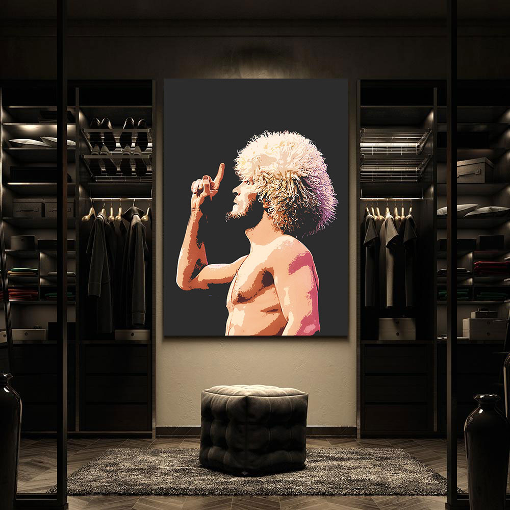 Khabib-Nurmagomedov-Canvas-Poster-Prints-Wall-Art-Decor-For-Fan-M28 Khabib Nurmagomedov Canvas Poster Prints - Wall Art Decor For Fan M28