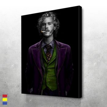 King of Chaos The Legacy of Heath Ledger's Timeless Joker Performance Canvas Poster Print Wall Art Decor