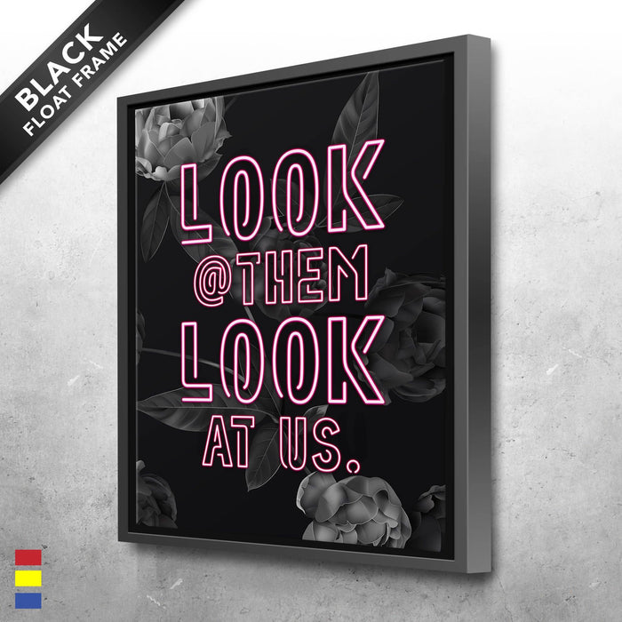 LOOK-AT-US-Besties-Unleash-Creativity-in-a-Real-Poem-Canvas-Poster-Print-Wall-Art-Decor-1