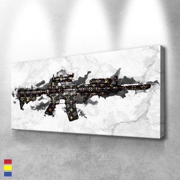 Louis Vuitton Loaded and the Magic of Melting Waves Art Collection Canvas Poster Print Wall Art Decor