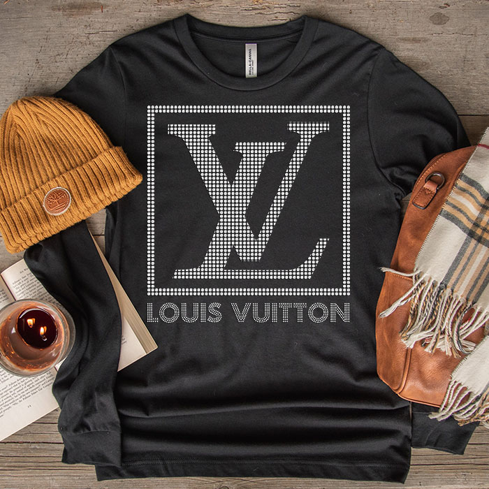 Louis-Vuitton-Logo-Luxury-Diamonds-Unisex-Kid-Long-Sleeve-Tee-LTB2603-1