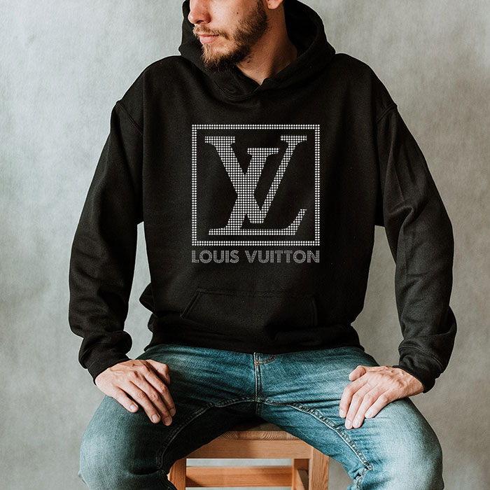 Louis-Vuitton-Logo-Luxury-Diamonds-Unisex-Pullover-Hoodie-HTB2603-2