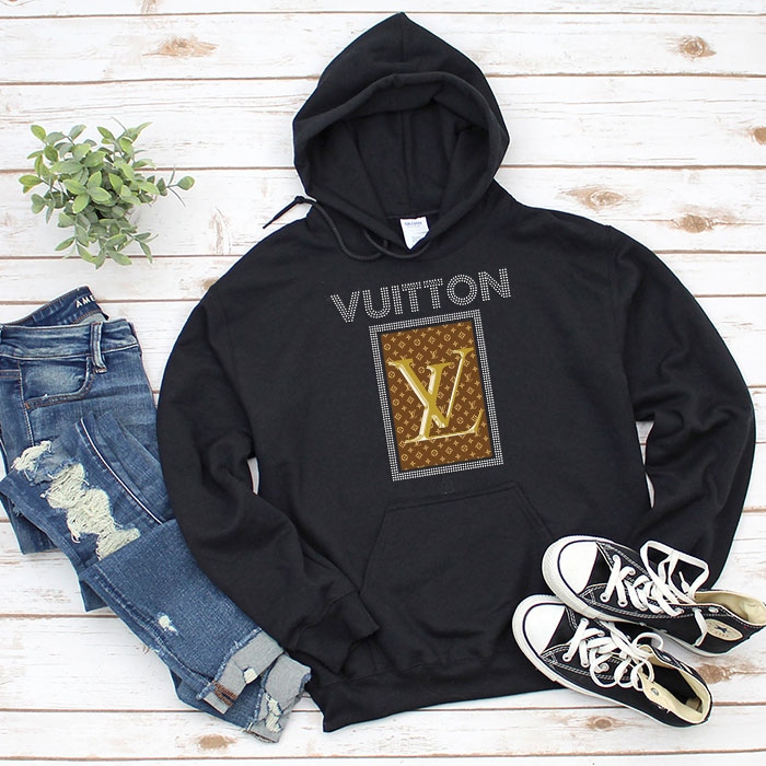 Louis-Vuitton-Logo-Luxury-Diamonds-Unisex-Pullover-Hoodie-HTB2604 Louis Vuitton Logo Luxury Diamonds Unisex Pullover Hoodie HTB2604
