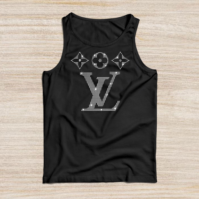 Louis-Vuitton-Logo-Luxury-Diamonds-Unisex-Tank-Top-TTTB2607 Louis Vuitton Logo Luxury Diamonds Unisex Tank Top TTTB2607