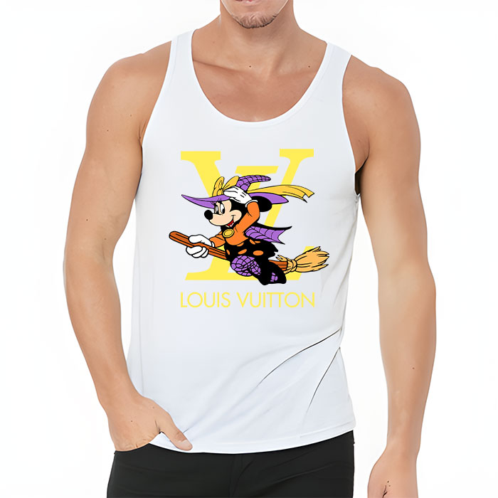 Louis-Vuitton-Logo-Luxury-Halloween-Pumpkin-Mickey-Mouse-Unisex-Tank-Top-TB079 Louis Vuitton Logo Luxury Halloween Pumpkin Mickey Mouse Unisex Tank Top TB079