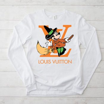 Louis Vuitton Logo Luxury Halloween Pumpkin Minnie Mouse Unisex & Kid Long Sleeve Tee TBL104