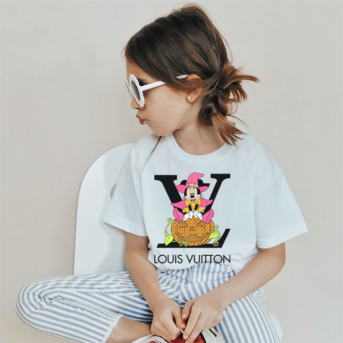 Louis-Vuitton-Logo-Luxury-Halloween-Pumpkin-Minnie-Mouse-Unisex-T-Shirt-NTB2648-3