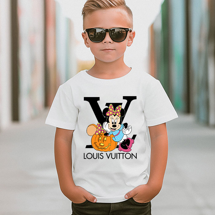 Louis-Vuitton-Logo-Luxury-Halloween-Pumpkin-Minnie-Mouse-Unisex-T-Shirt-NTB2650-4