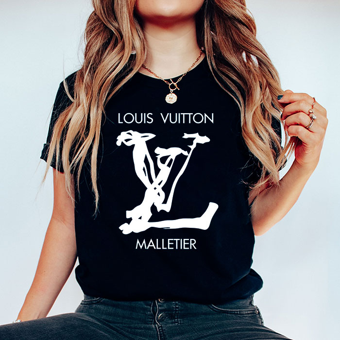 Louis-Vuitton-Logo-Luxury-Malletier-LV-Unisex-T-Shirt-CB454-1