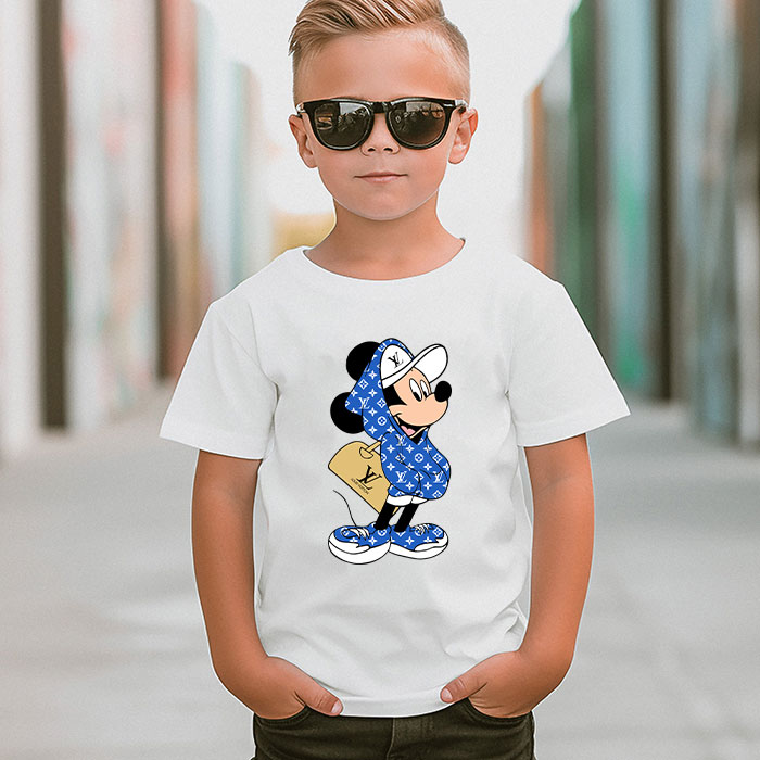 Louis-Vuitton-Logo-Luxury-Mickey-Mouse-Hoodies-With-Bag-LV-Unisex-T-Shirt-CB402-4