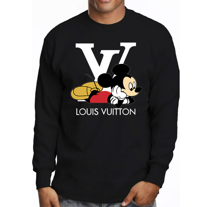 Louis-Vuitton-Logo-Luxury-Mickey-Mouse-Unisex-Kid-Long-Sleeve-Tee-TBL164-3