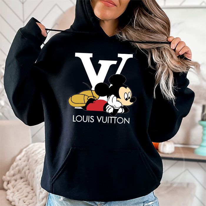 Louis-Vuitton-Logo-Luxury-Mickey-Mouse-Unisex-Pullover-Hoodie-TB170-1