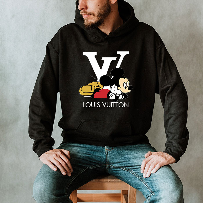 Louis-Vuitton-Logo-Luxury-Mickey-Mouse-Unisex-Pullover-Hoodie-TB170-2