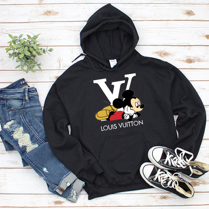 Louis-Vuitton-Logo-Luxury-Mickey-Mouse-Unisex-Pullover-Hoodie-TB170 Louis Vuitton Logo Luxury Mickey Mouse Unisex Pullover Hoodie TB170