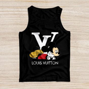 Louis Vuitton Logo Luxury Mickey Mouse Unisex Tank Top TB107