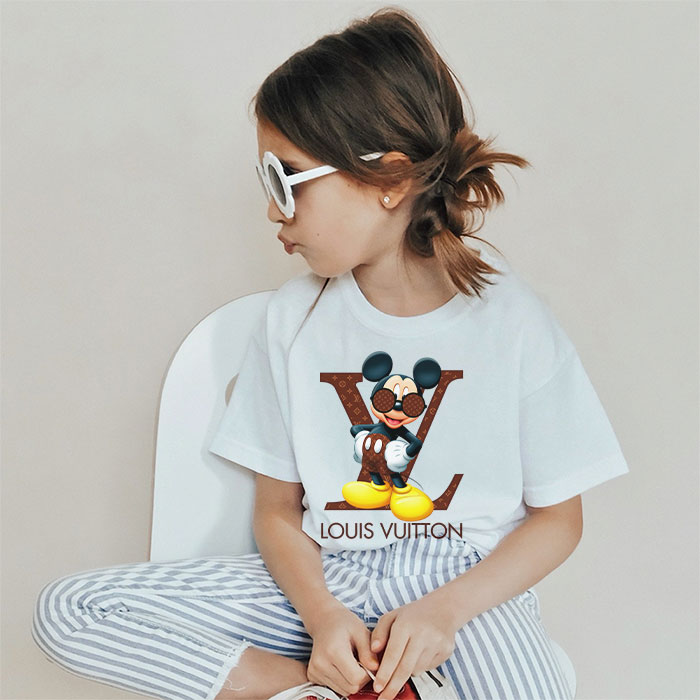 Louis-Vuitton-Logo-Luxury-Monogram-Canvas-Pattern-Mickey-Mouse-LV-Unisex-T-Shirt-CB397-3