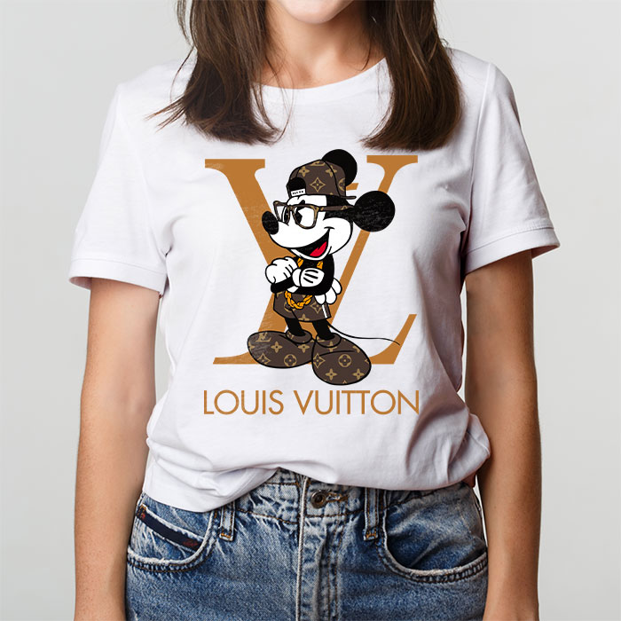Louis-Vuitton-Logo-Luxury-Monogram-Canvas-Pattern-Mickey-Mouse-LV-Unisex-T-Shirt-CB400-1