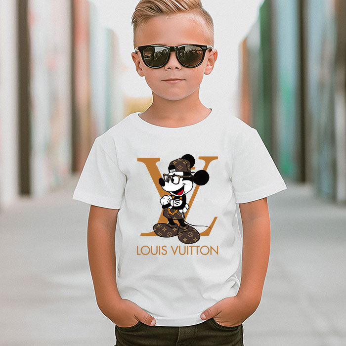 Louis-Vuitton-Logo-Luxury-Monogram-Canvas-Pattern-Mickey-Mouse-LV-Unisex-T-Shirt-CB400-4