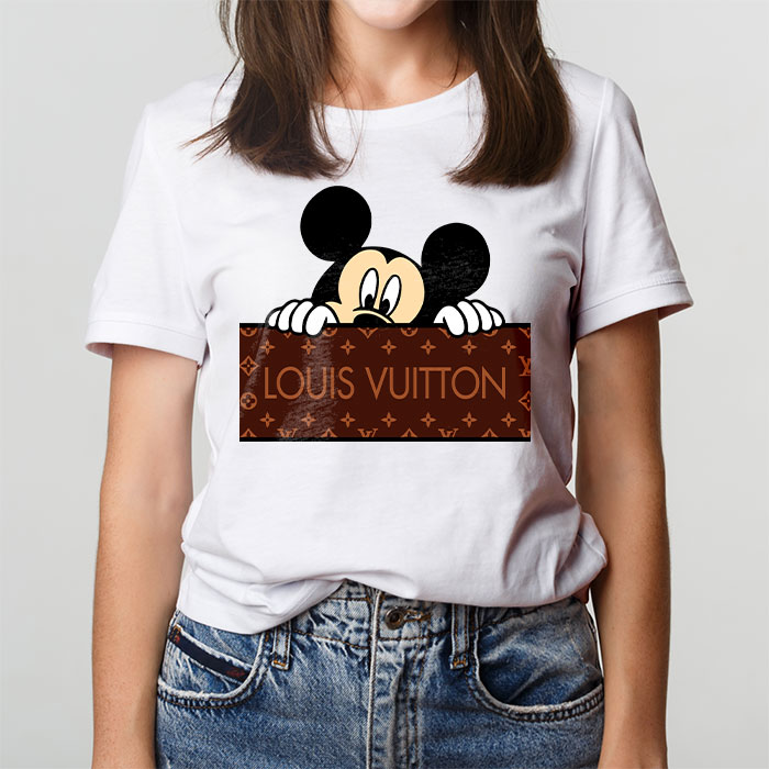 Louis-Vuitton-Logo-Luxury-Monogram-Canvas-Pattern-Mickey-Mouse-LV-Unisex-T-Shirt-CB420-1