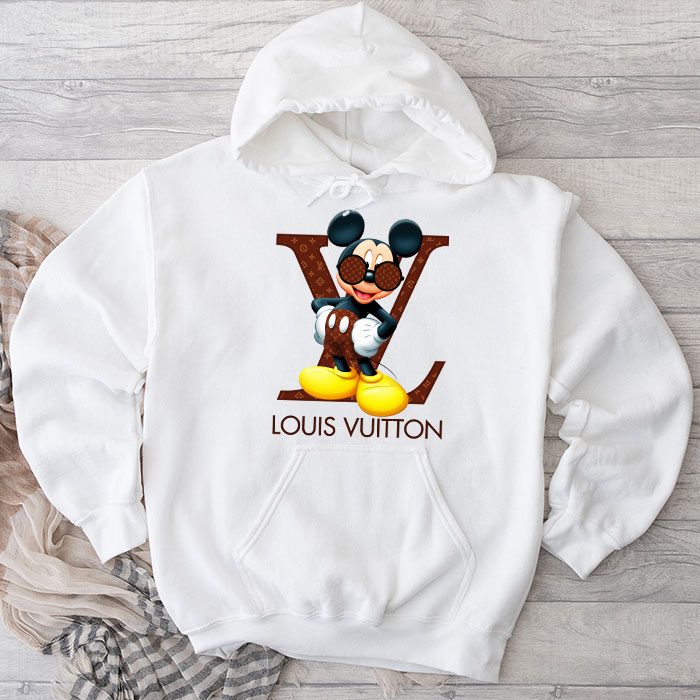 Louis-Vuitton-Logo-Luxury-Monogram-Canvas-Pattern-Mickey-Mouse-Unisex-Pullover-Hoodie-TB150 Louis Vuitton Logo Luxury Monogram Canvas Pattern Mickey Mouse Unisex Pullover Hoodie TB150