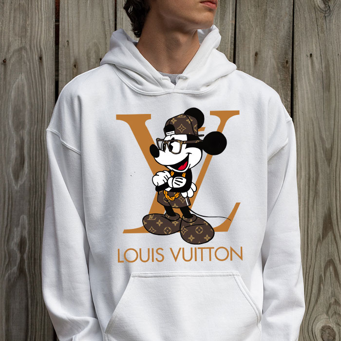 Louis-Vuitton-Logo-Luxury-Monogram-Canvas-Pattern-Mickey-Mouse-Unisex-Pullover-Hoodie-TB153-2