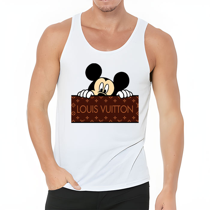 Louis-Vuitton-Logo-Luxury-Monogram-Canvas-Pattern-Mickey-Mouse-Unisex-Tank-Top-TB110 Louis Vuitton Logo Luxury Monogram Canvas Pattern Mickey Mouse Unisex Tank Top TB110